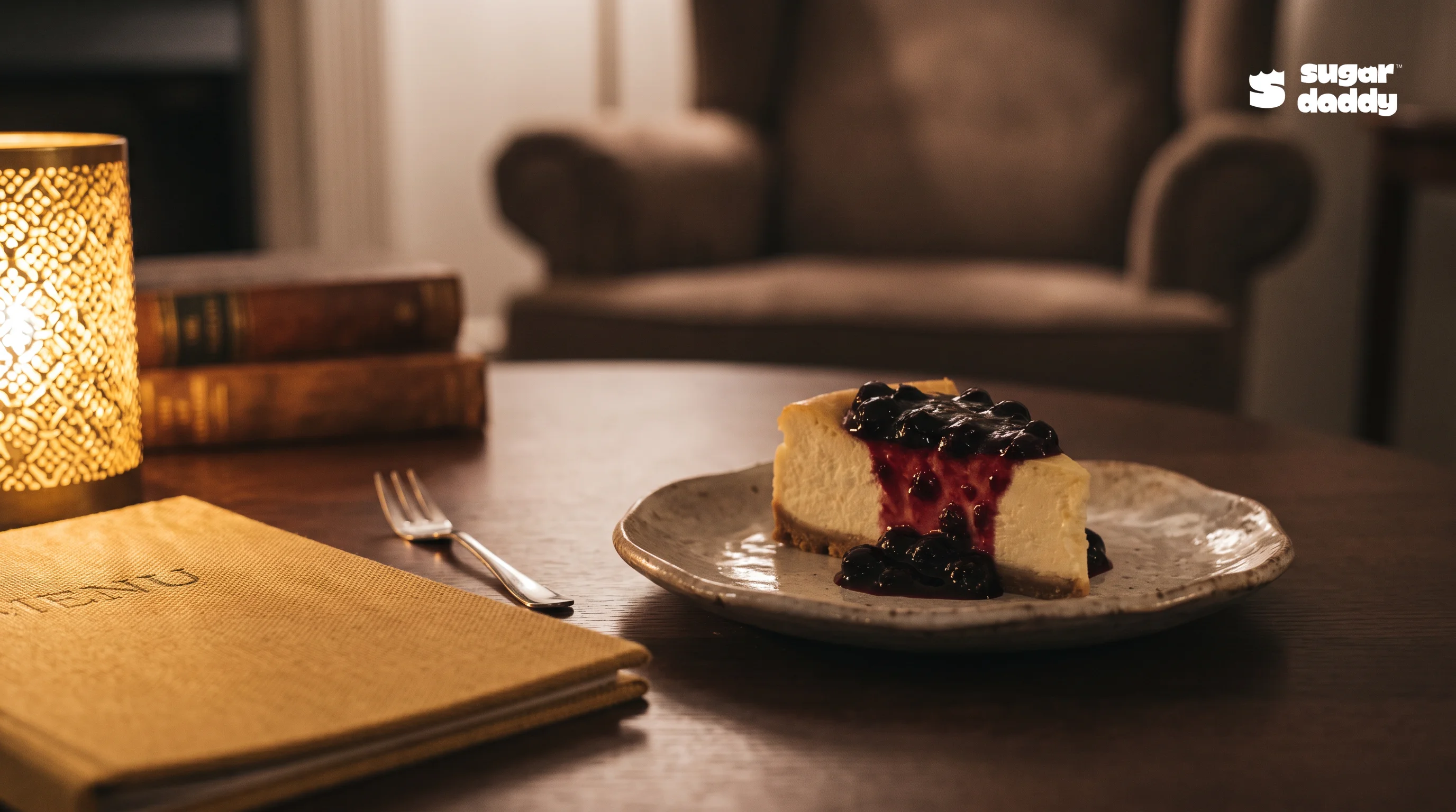 Indulgent cheesecake slice with berry compote, a premium best dessert near Son Tra Night Market.
